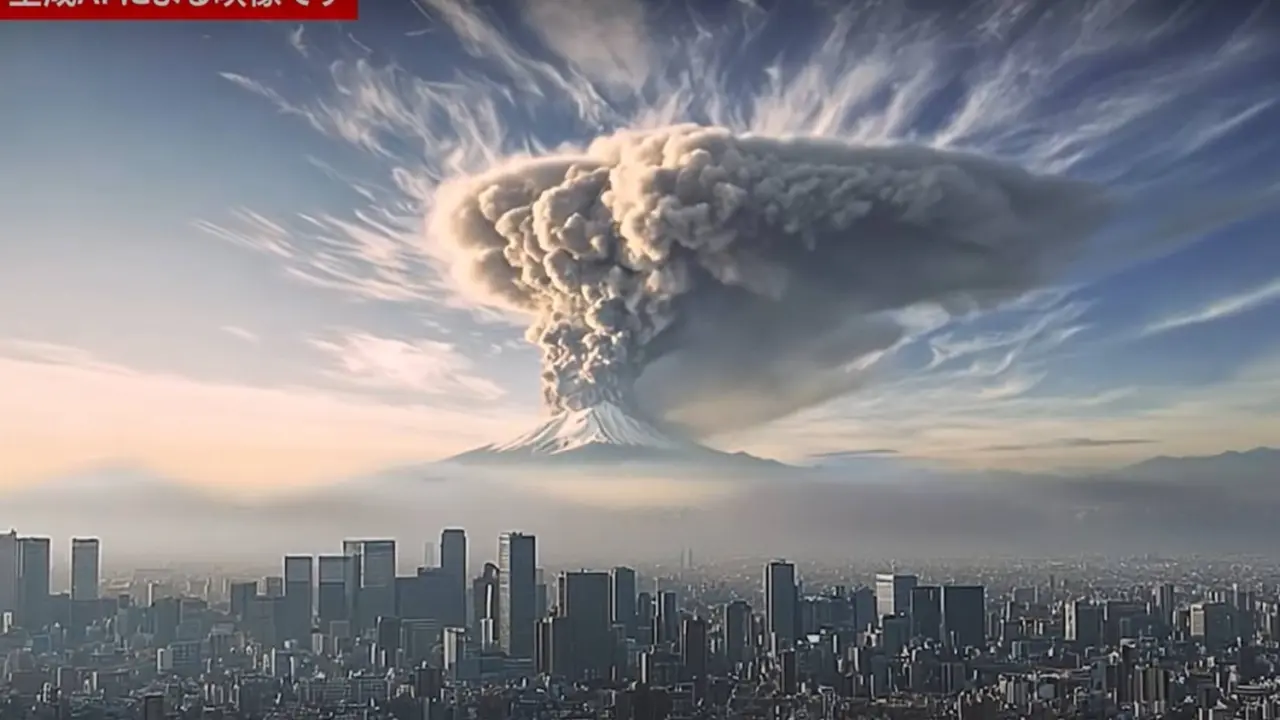 Mount Fuji Erruption